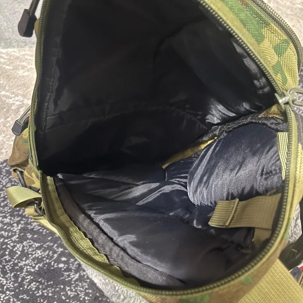 CamelBak M.U.L.E. Backpack Men OS Green Woodland Camo Tactical Hydration Pack